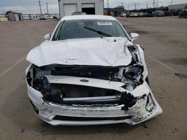 3FA6P0SU6LR222705 - 2020 FORD FUSION TITANIUM WHITE photo 5