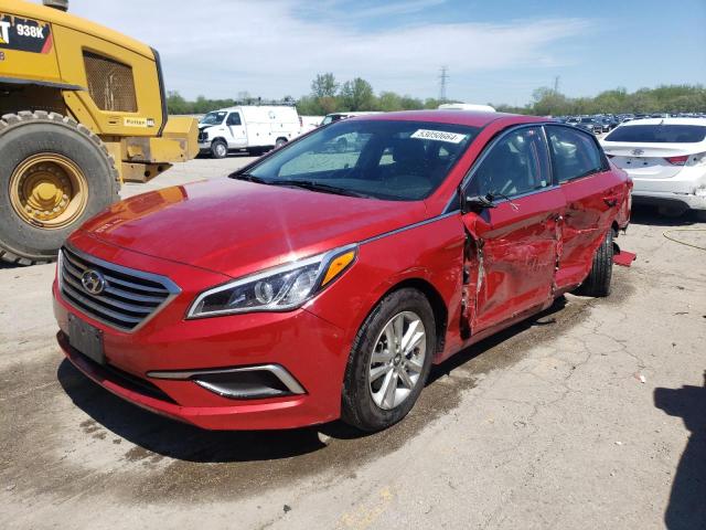 5NPE24AF4HH519836 - 2017 HYUNDAI SONATA SE RED photo 1