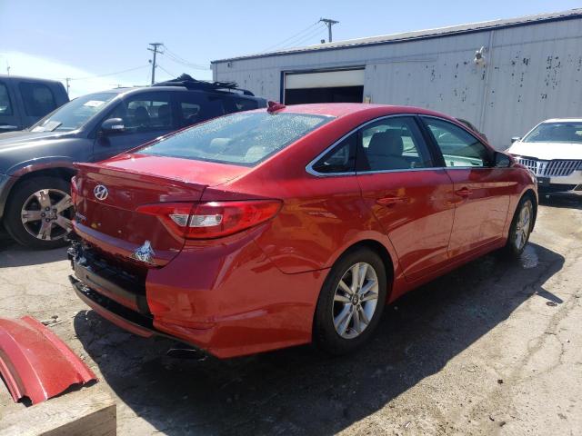 5NPE24AF4HH519836 - 2017 HYUNDAI SONATA SE RED photo 3