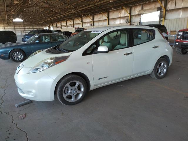 JN1AZ0CP2BT002176 - 2011 NISSAN LEAF SV CREAM photo 1