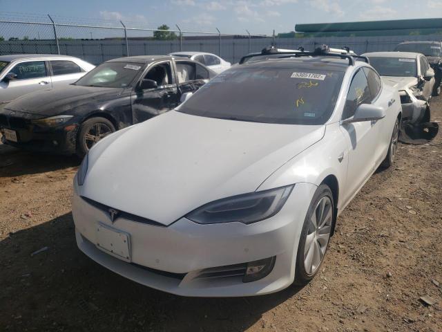 5YJSA1E29MF424161 - 2021 TESLA MODEL S Սպիտակ լուսանկար 2