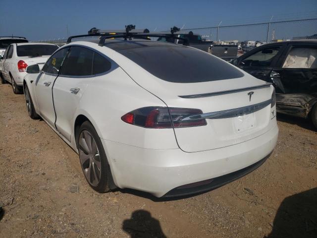 5YJSA1E29MF424161 - 2021 TESLA MODEL S Սպիտակ լուսանկար 3
