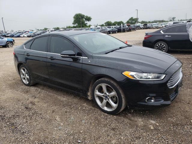 3FA6P0HD3ER315465 - 2014 FORD FUSION SE BLACK photo 4