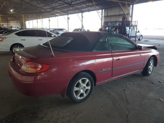 2T1FF28P22C601764 - 2002 TOYOTA CAMRY SOLA SE RED photo 3