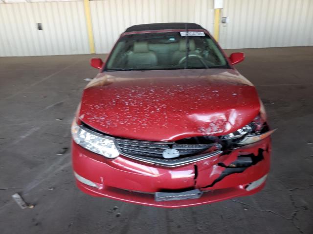 2T1FF28P22C601764 - 2002 TOYOTA CAMRY SOLA SE RED photo 5