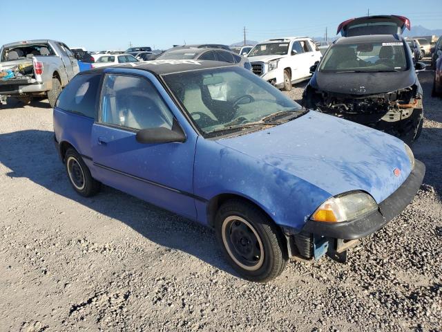 2C1MR2465L6008525 - 1990 GEO METRO LSI SPRINT CL BLUE photo 4