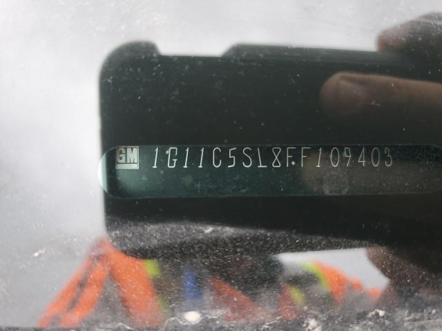 1G11C5SL8FF109403 - 2015 CHEVROLET MALIBU 1LT BLACK photo 12