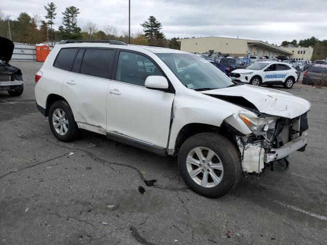 5TDBK3EHXCS127522 - 2012 TOYOTA HIGHLANDER BASE WHITE photo 4