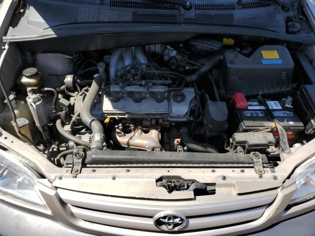 4T3ZF13C91U332078 - 2001 TOYOTA SIENNA LE TAN photo 12