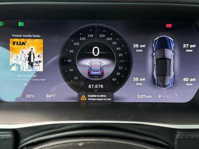 5YJSA1H13EFP40997 - 2014 TESLA MODEL S BLACK photo 9