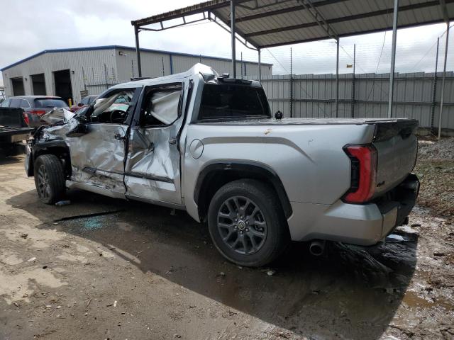 5TFNC5DB5PX025208 - 2023 TOYOTA TUNDRA CREWMAX PLATINUM ვერცხლისფერი ფოტო 2