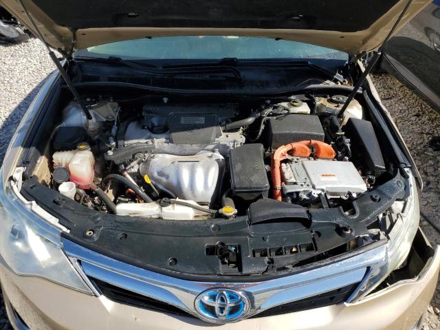 4T1BD1FK7CU049717 - 2012 TOYOTA CAMRY HYBRID GOLD photo 11