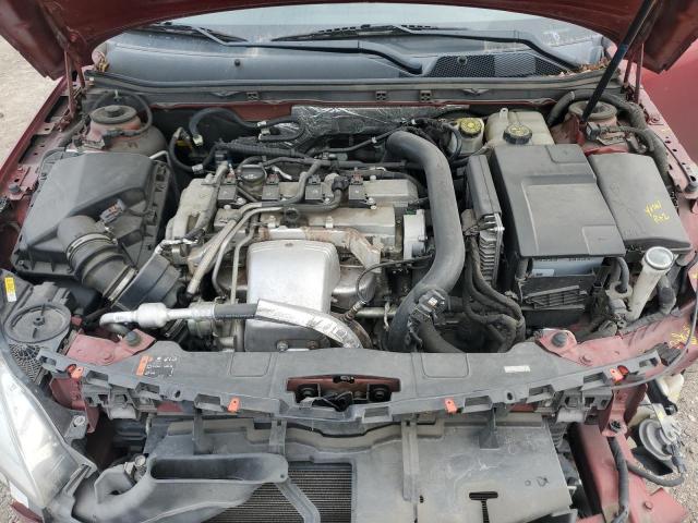 2G4GU5GX9E9258304 - 2014 BUICK REGAL GS RED photo 11