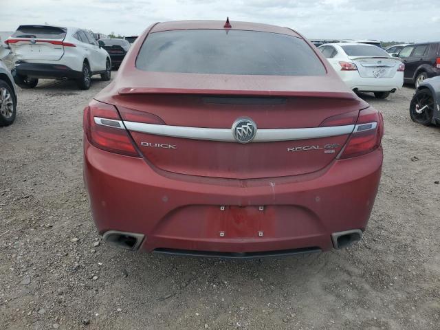 2G4GU5GX9E9258304 - 2014 BUICK REGAL GS RED photo 6