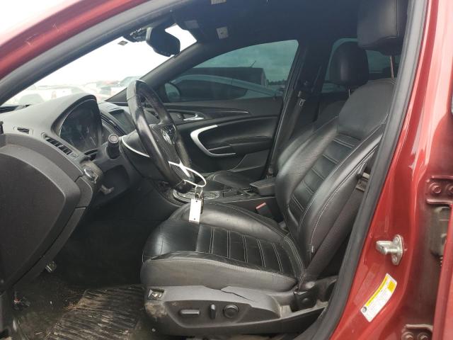 2G4GU5GX9E9258304 - 2014 BUICK REGAL GS RED photo 7