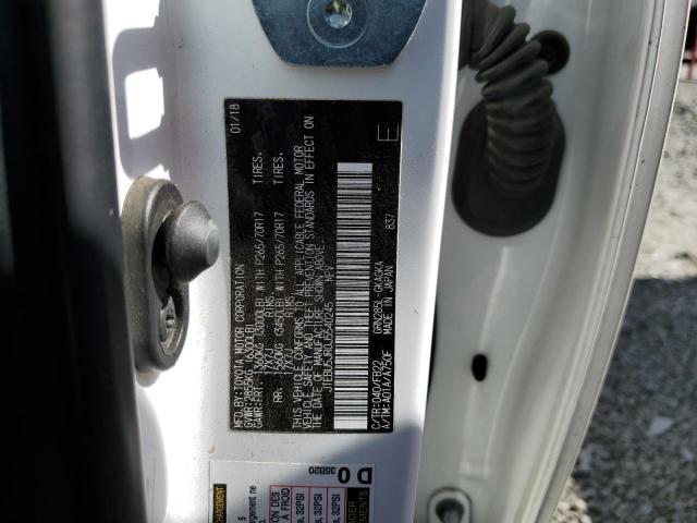 JTEBU5JR0J5540245 - 2018 TOYOTA 4RUNNER SR5/SR5 PREMIUM 白色 照片 13