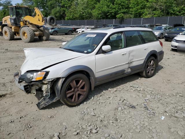 4S4BP86C354310787 - 2005 SUBARU LEGACY OUTBACK H6 R LL BEAN WHITE photo 1