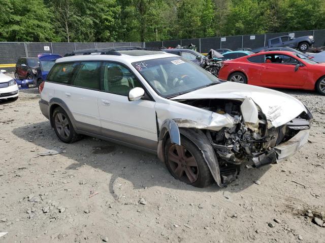 4S4BP86C354310787 - 2005 SUBARU LEGACY OUTBACK H6 R LL BEAN WHITE photo 4