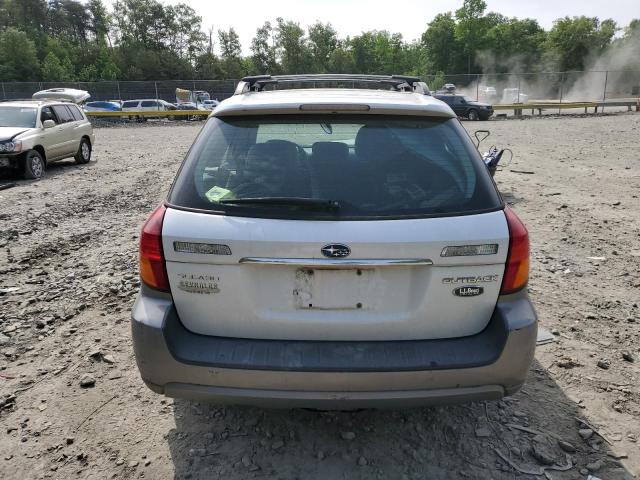 4S4BP86C354310787 - 2005 SUBARU LEGACY OUTBACK H6 R LL BEAN WHITE photo 6