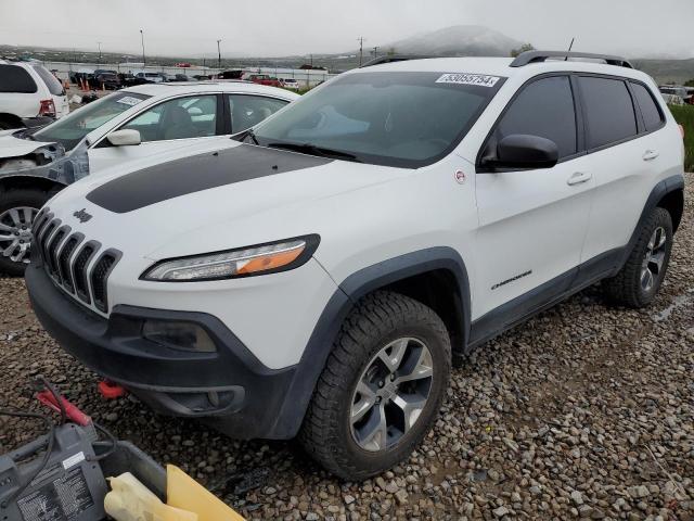 1C4PJMBS2EW276766 - 2014 JEEP CHEROKEE TRAILHAWK WHITE photo 1