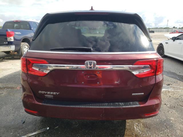 5FNRL6H87JB052546 - 2018 HONDA ODYSSEY TOURING BURGUNDY photo 6