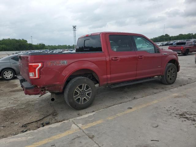 1FTEW1EGXGKF97785 - 2016 FORD F150 SUPERCREW RED photo 3