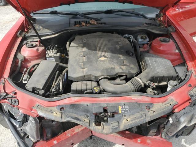 2G1FB1E39C9143948 - 2012 CHEVROLET CAMARO LT RED photo 11