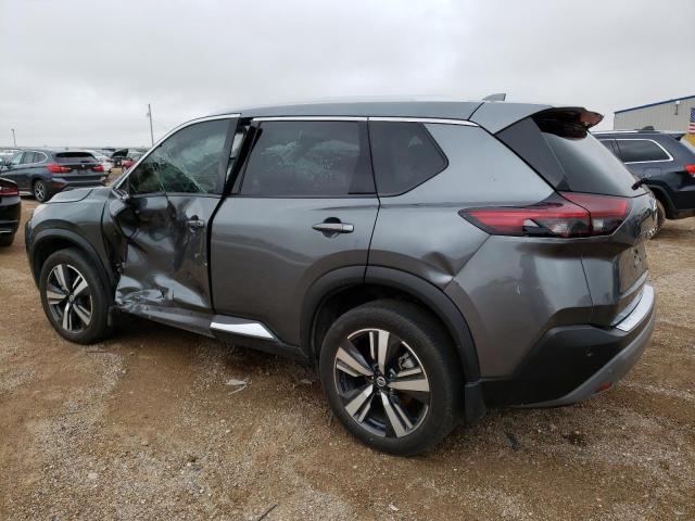 5N1AT3CAXMC811466 - 2021 NISSAN ROGUE SL GRAY photo 2