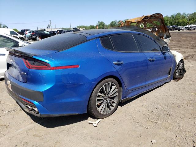 KNAE25LA1J6017094 - 2018 KIA STINGER PREMIUM BLUE photo 3