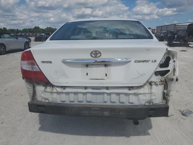 4T1BE32K24U316956 - 2004 TOYOTA CAMRY LE WHITE photo 6