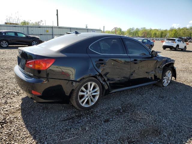 JTHCK262375011050 - 2007 LEXUS IS 250 BLACK photo 3