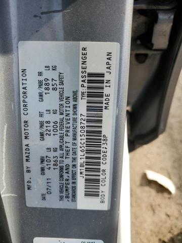 JM1BL1L65C1508727 - 2012 MAZDA 3 S SILVER photo 12