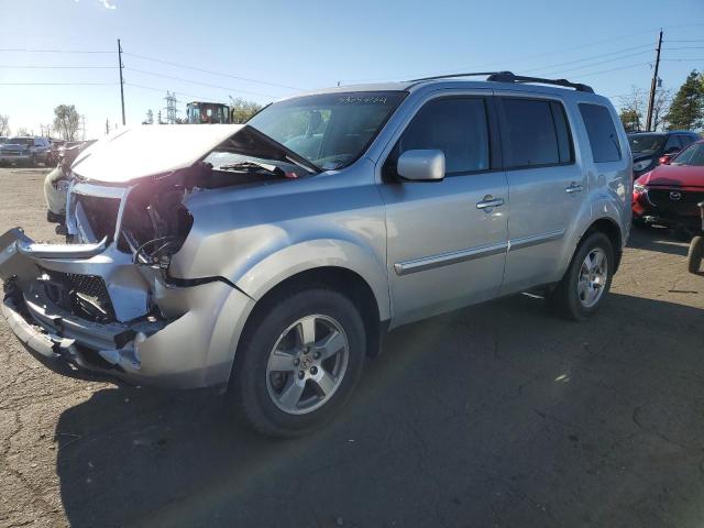 5FNYF4H58BB077681 - 2011 HONDA PILOT EXL SILVER photo 1