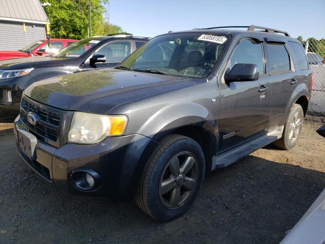 1FMCU94188KB99223 - 2008 FORD ESCAPE LIMITED BLACK photo 1