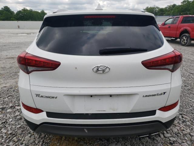 KM8J33A23GU257052 - 2016 HYUNDAI TUCSON LIMITED WHITE photo 6