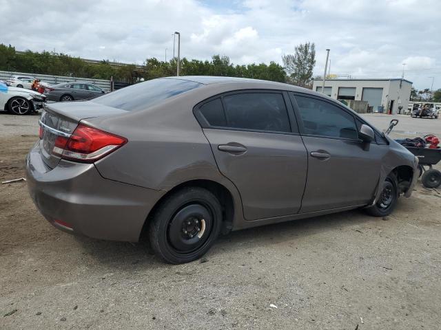 2HGFB2F57DH598867 - 2013 HONDA CIVIC LX TAN photo 3