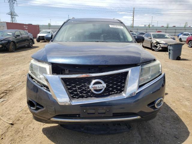 5N1AR2MM8EC627551 - 2014 NISSAN PATHFINDER S BLUE photo 5