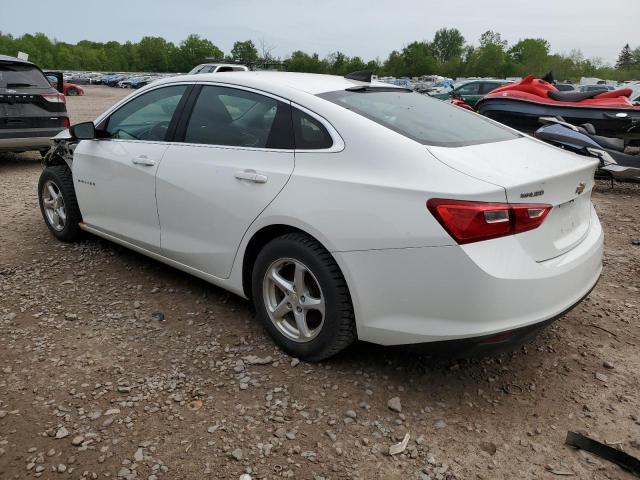 1G1ZB5ST9HF120872 - 2017 CHEVROLET MALIBU LS WHITE photo 2