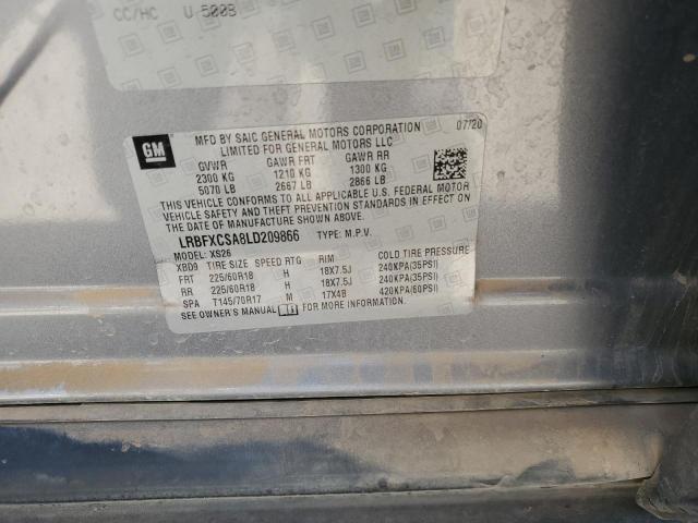 LRBFXCSA8LD209866 - 2020 BUICK ENVISION ESSENCE Grau Foto 13