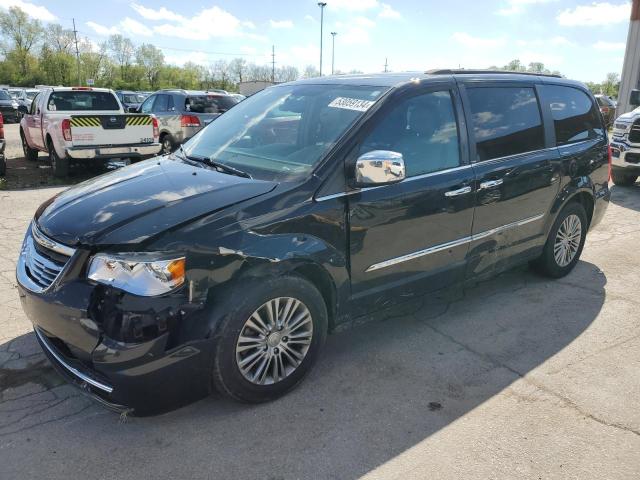 2C4RC1CG1ER286161 - 2014 CHRYSLER TOWN & COU TOURING L BLACK photo 1