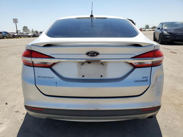 3FA6P0LU9HR223871 - 2017 FORD FUSION SE HYBRID SILVER photo 6