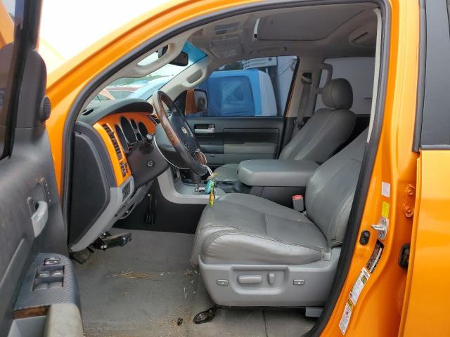 5TFHY5F19BX159859 - 2011 TOYOTA TUNDRA CREWMAX LIMITED ORANGE photo 7