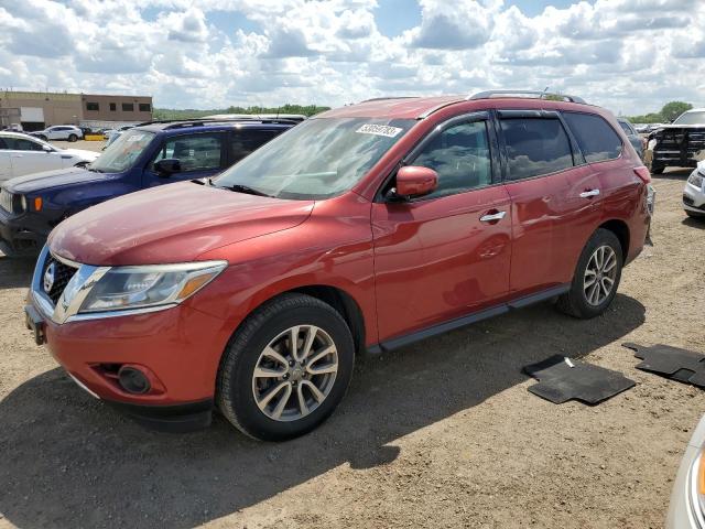 5N1AR2MM8FC671051 - 2015 NISSAN PATHFINDER S BURGUNDY photo 1