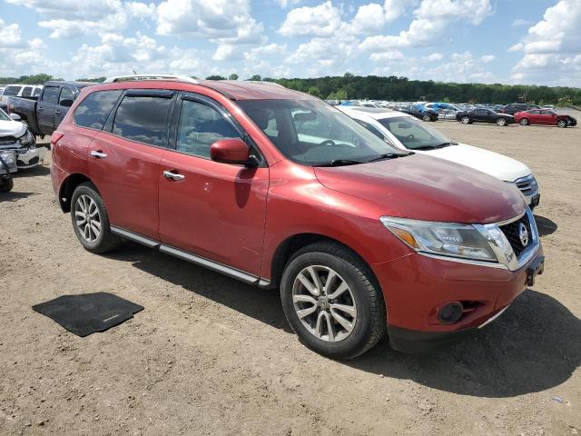 5N1AR2MM8FC671051 - 2015 NISSAN PATHFINDER S BURGUNDY photo 4