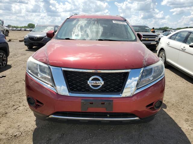 5N1AR2MM8FC671051 - 2015 NISSAN PATHFINDER S BURGUNDY photo 5