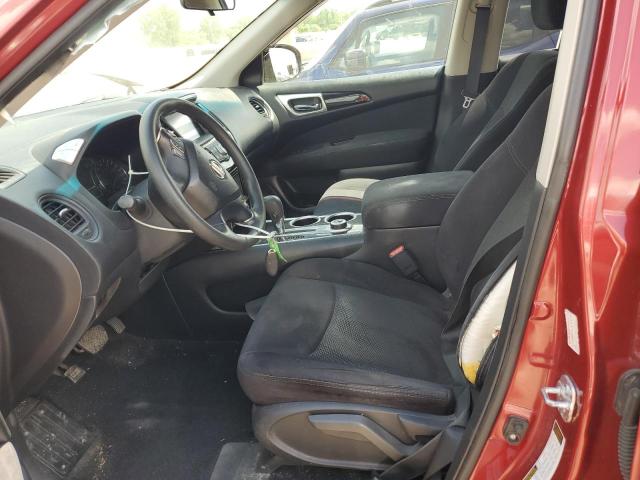 5N1AR2MM8FC671051 - 2015 NISSAN PATHFINDER S BURGUNDY photo 7