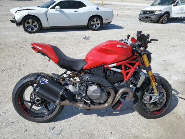 ZDMMACFW0KB025343 - 2019 DUCATI MONSTER 1200 RED photo 1