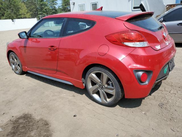 KMHTC6AE1DU136049 - 2013 HYUNDAI VELOSTER TURBO RED photo 2