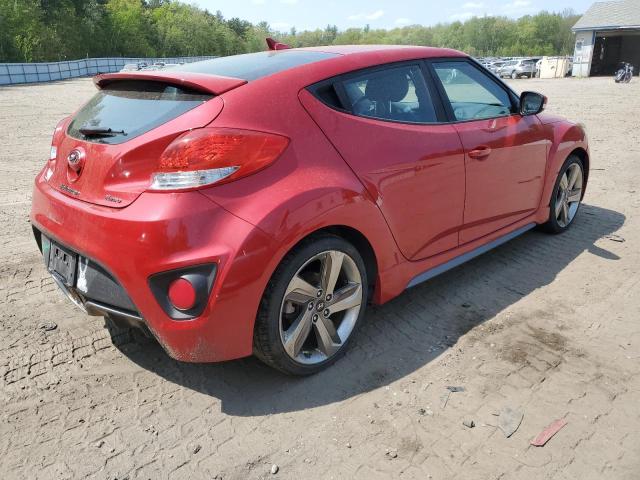 KMHTC6AE1DU136049 - 2013 HYUNDAI VELOSTER TURBO RED photo 3