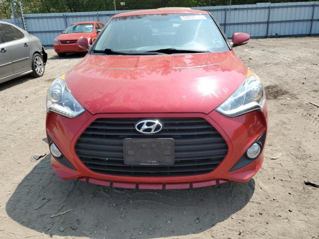 KMHTC6AE1DU136049 - 2013 HYUNDAI VELOSTER TURBO RED photo 5